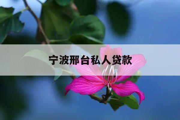 宁波邢台私人贷款_邢台私人贷款联系方式